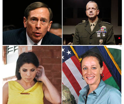 Four protagonists of the scandal Petraeus