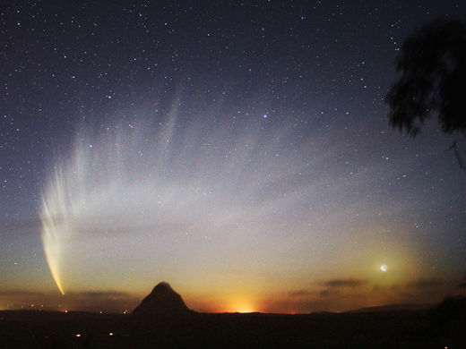 Comète McNaught en 2007 dans l’Hémisphère Sud