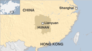 China Map région Lianuyan