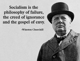 Cliquer pour agrandir Winston Churchill-Socialism
