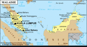 Malaisie Map
