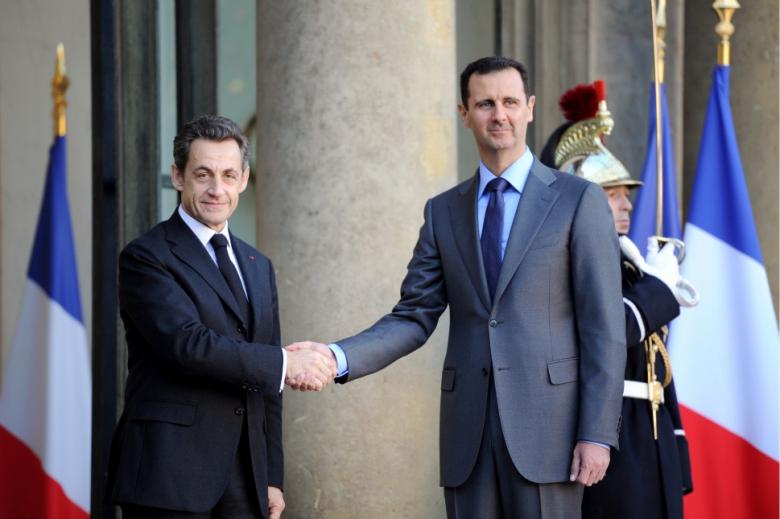 Sarkozy et Al Assad