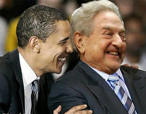 Barak Obama et George Soros 