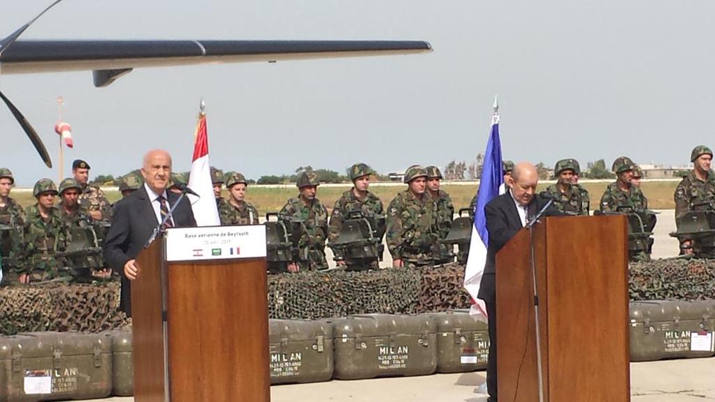 Point presse conjoint avec Samir Mokbel, ministre de la Défense de la République libanaise