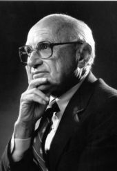 Milton Friedman au concours collégien The New Ideal Economist en 1986.