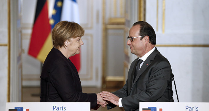 Merkel et Hollande