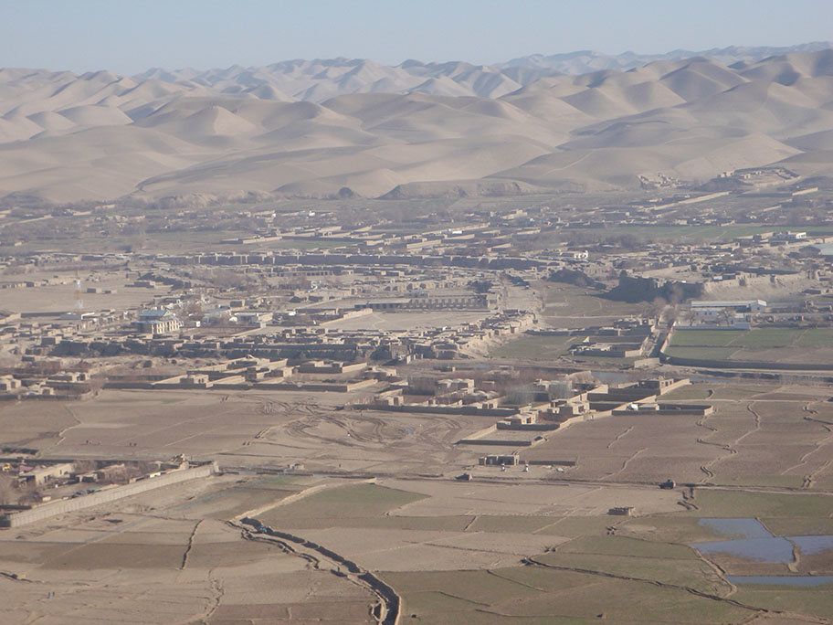 La ville de Morghab au Tadjikistan