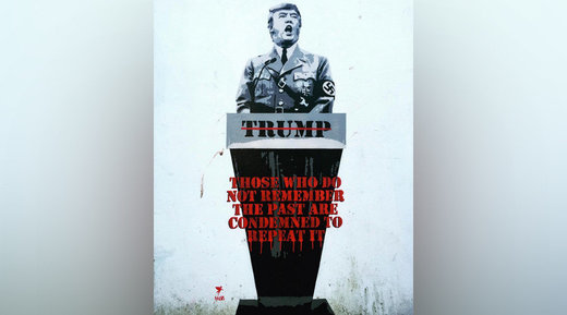 Trump Hitler artwork