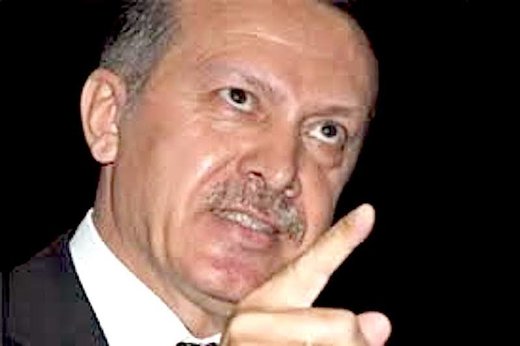 Erdogan and finger