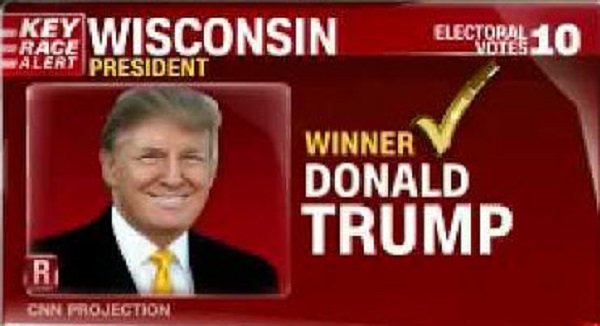 Trump winner in Wisconson