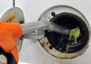 Gazoline in a washing-machine