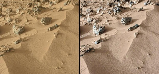 Curiosity and the ground of Mars