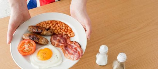 Typical English breakfast