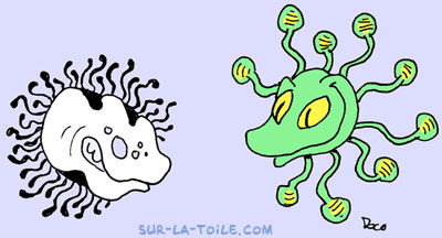 Bacteries drawing