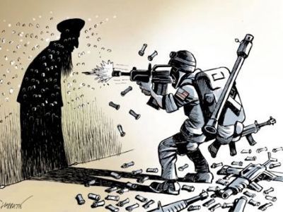 Drawing soldiers vs islam
