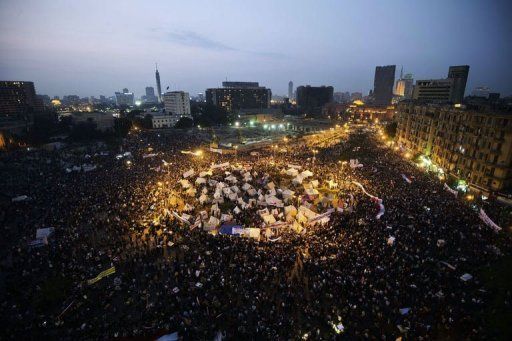 Demonstrations Place Tahrir Egypte