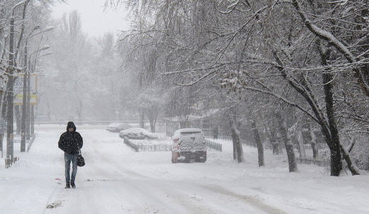Snow storm Ukraine