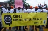 Nigéria demonstrations against Shell petrol