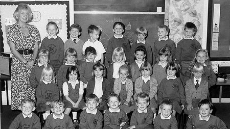Kids in school room 1996