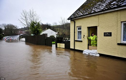 Flood in england