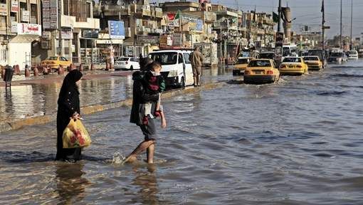 Bagdad under floods