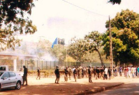 Echaufourrées devant l’ambassade de France à Bangui