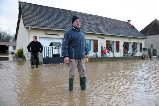 Flood in Pas de Calais France