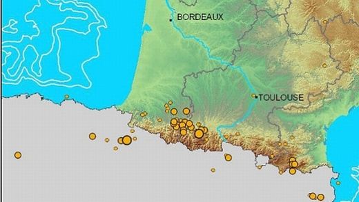  Les séismes supérieurs à une magnitude de 4 entre 2000 et 2010 en Midi-Pyrénées