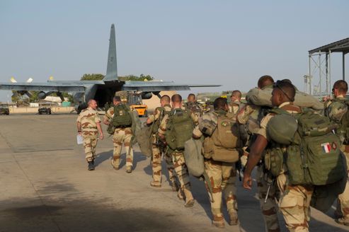 Troupes françaises au Tchad