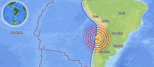 Chili Seism data 30.01.2013