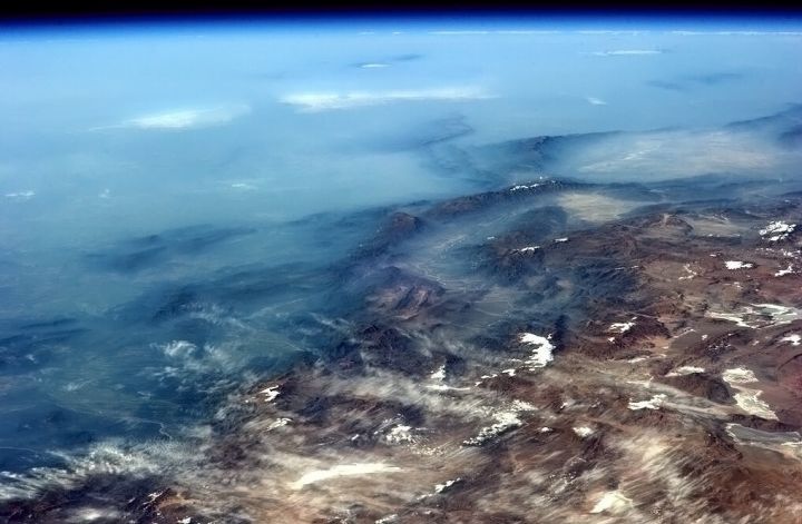 Les Andes vues de l'ISS