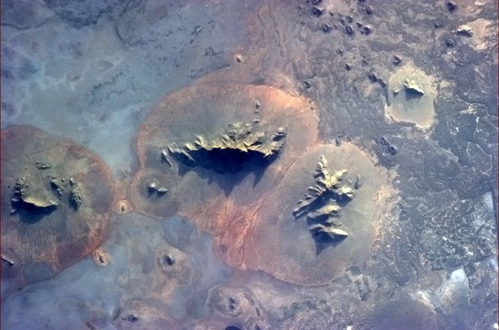 Montagnes africaines vues de l'ISS