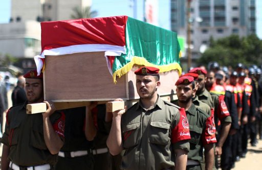 enterrement Palestine, militaires