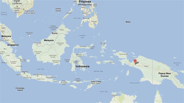 Seisme 7.1 Indonesie 06.04.2013_Google map