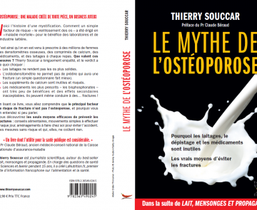 Le mythe de l'ostéoporose, cover book, Thierry Souccar