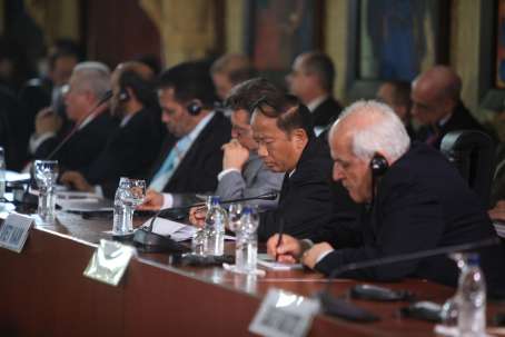 Réunion du Comité pro-Palestine, Caracas, Ministère des Affaires Étrangères, 17-18 avril 2013.