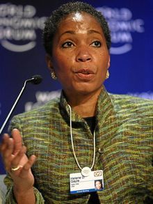 Helene D. Gayle, directrice de CARE-USA, au Forum de Davos, 31 janvier 2009.
