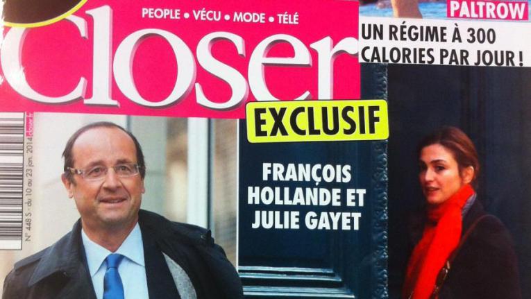 Julie Gayet&Hollande-couverture Closer