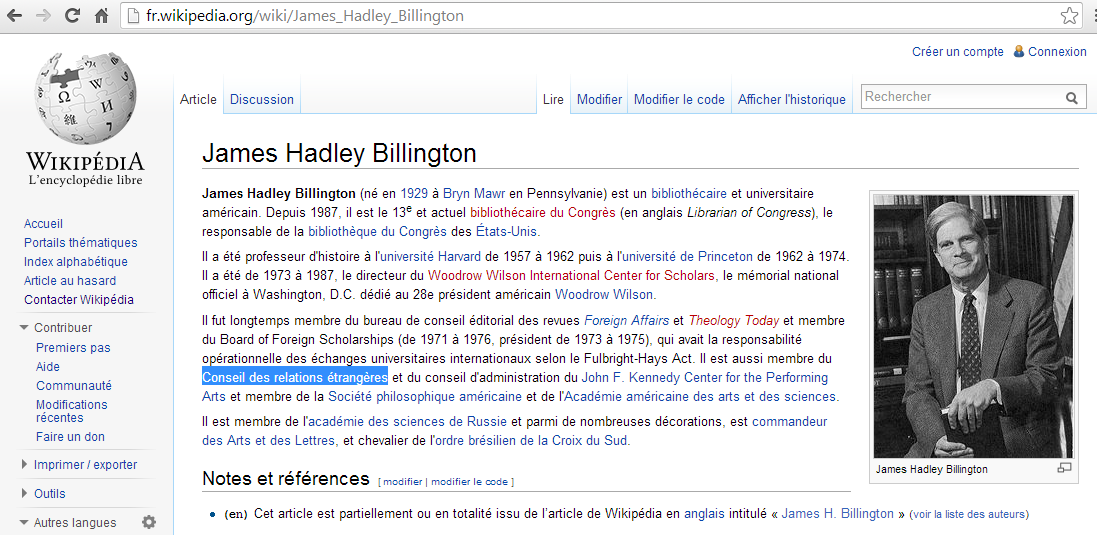 James Hadley Billington - Wikipédia