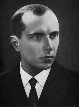 Stepan Bandera (1909-1959), l’un des fondateurs de l’Armée insurrectionnelle ukrainienne (UPA) et dirigeant de l’Organisation des nationalistes ukrainiens (OUN). 