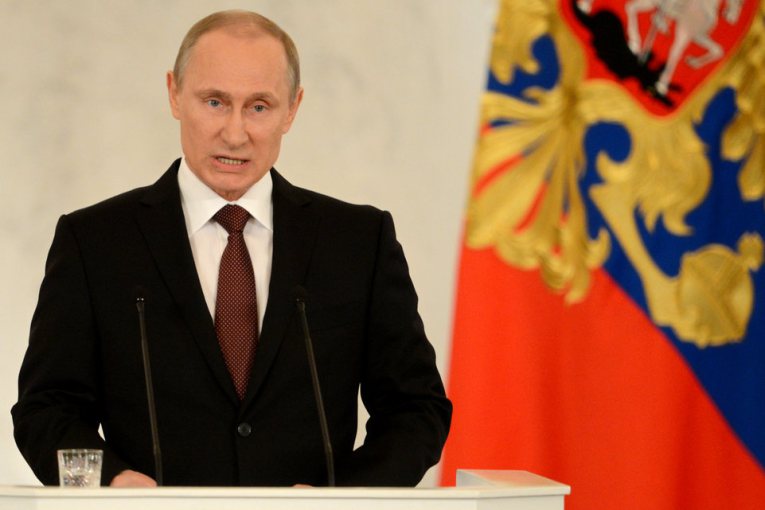 Vladimir Poutine, Kremlin, 18 mars 2014