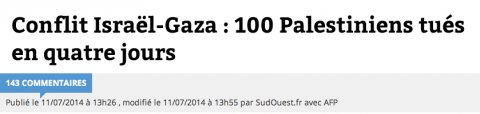 Israel Gaza 100 palestiniens