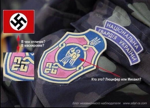 Ukraine Nazis insignia