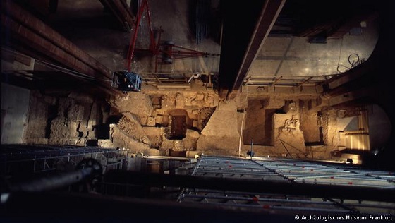 Les fouilles dans la cathédrale de Francfort