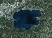 Le Tierra Blanca Joven, aujourd'hui un lac de cratère