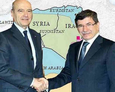 Alain Juppé et Ahmet Davutoğlu
