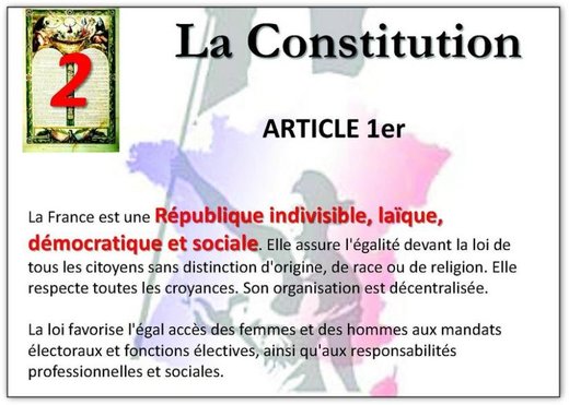 Article 1er Constitution française