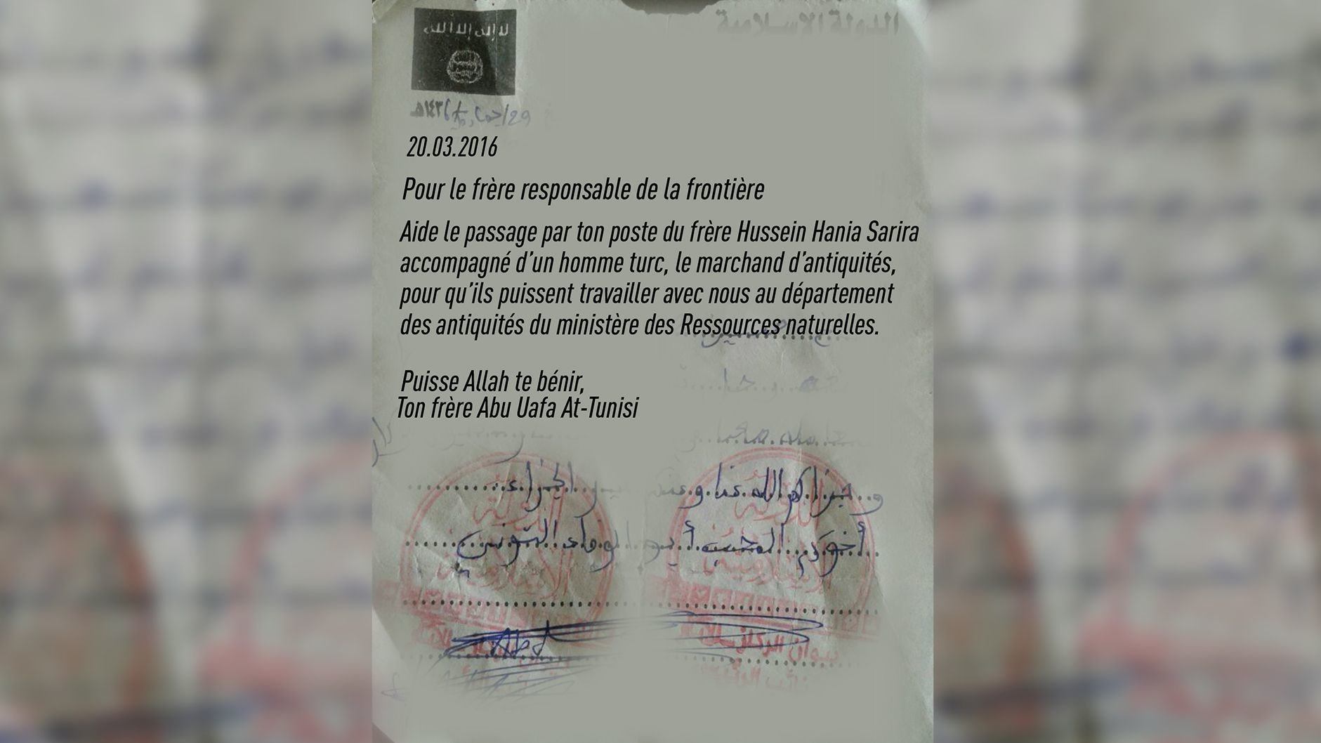 antiquités daesh