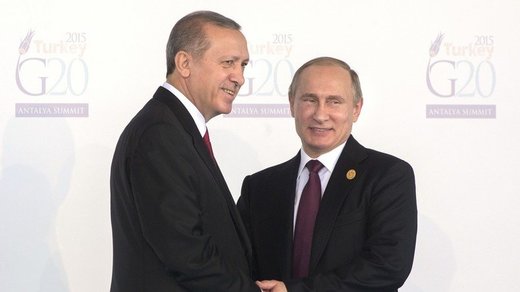 Erdogan mit Putin