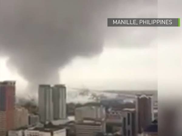Manille, storm